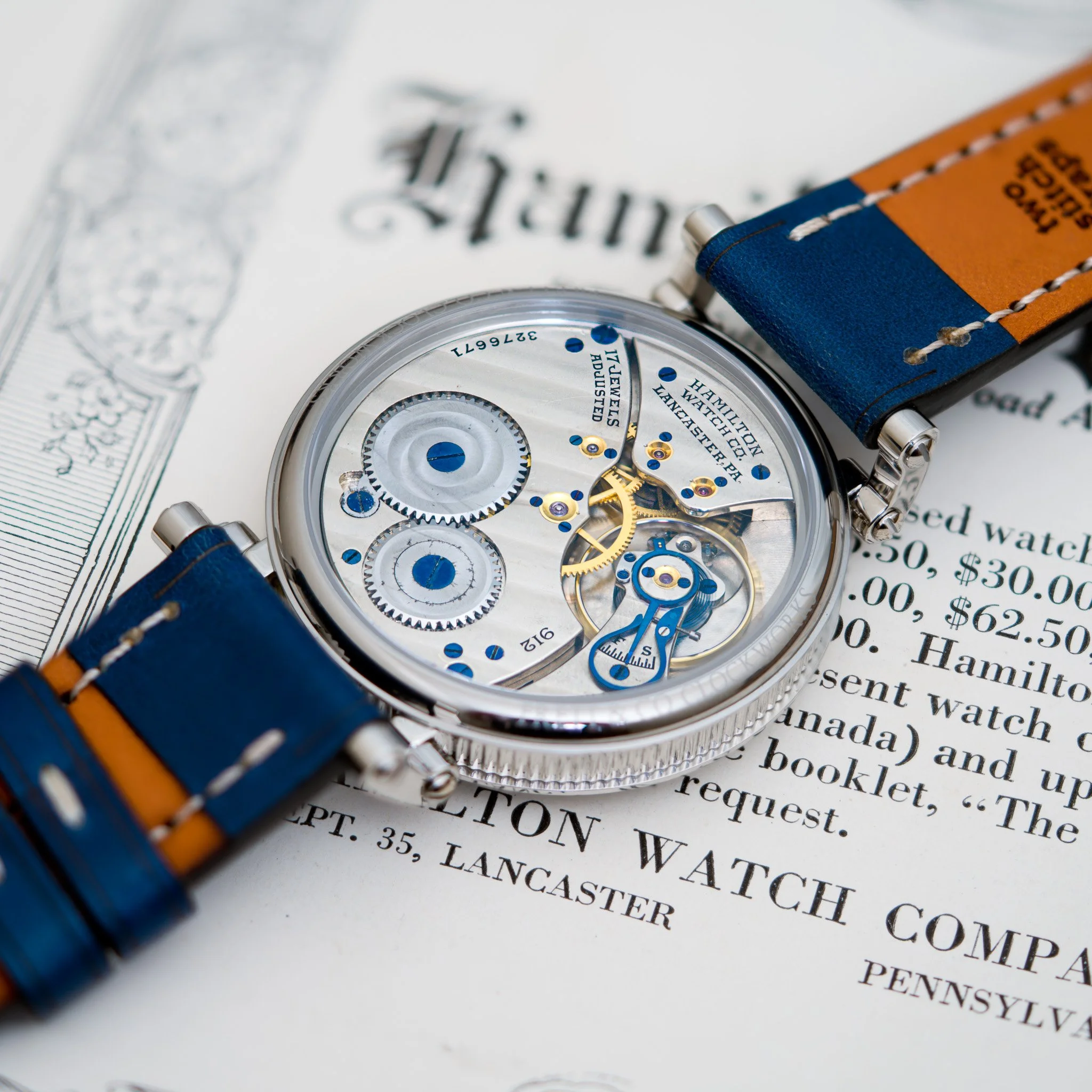 Hamilton pocket watch conversion — Frett & Co Clockworks